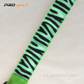 Reflekterande Led Green Zebra Print Webbing Armband